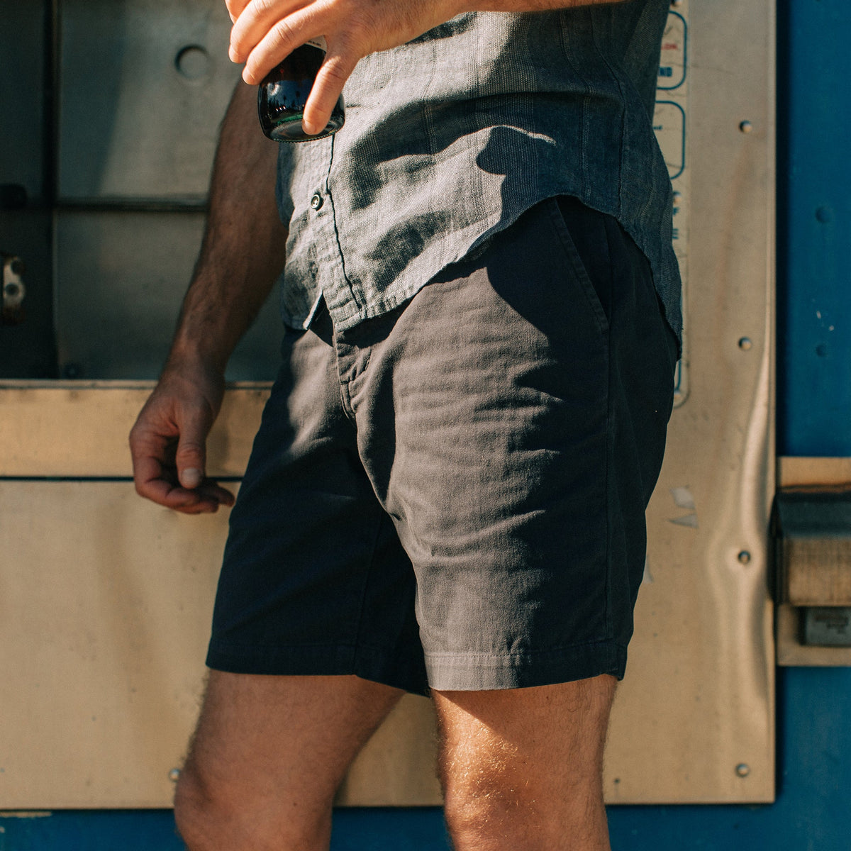 The Foundation Short in Navy Twill