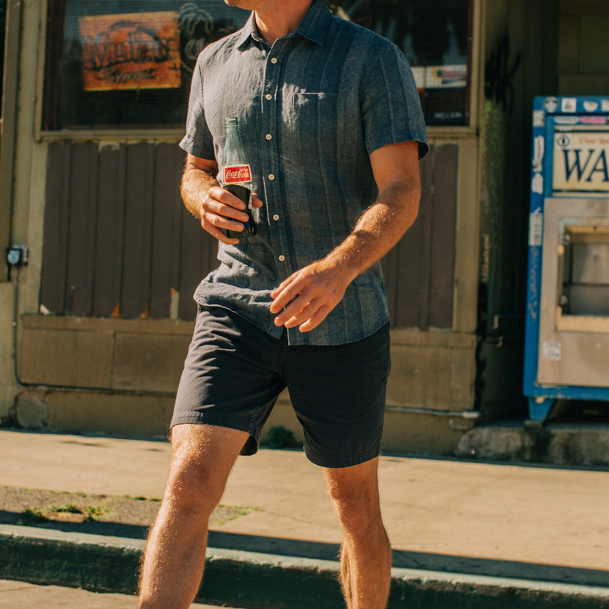 The Foundation Short in Navy Twill