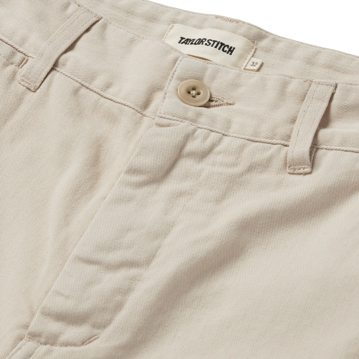 The Foundation Short in Natural Twill