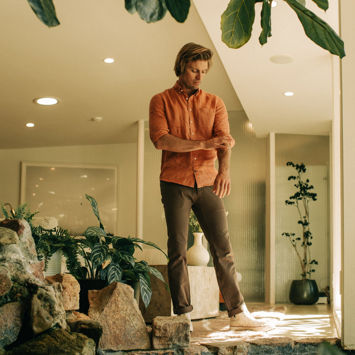 The Jack in Apricot Linen