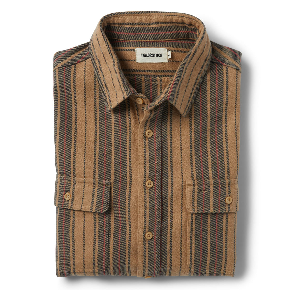 The Ledge Shirt in Sunset Stripe