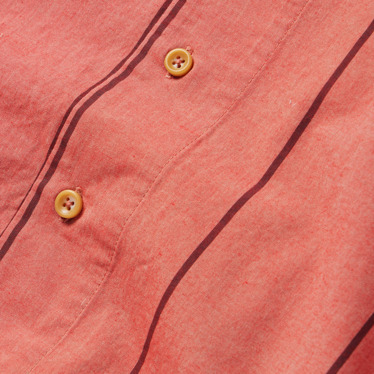 The Short Sleeve Hawthorne in Rust Stripe
