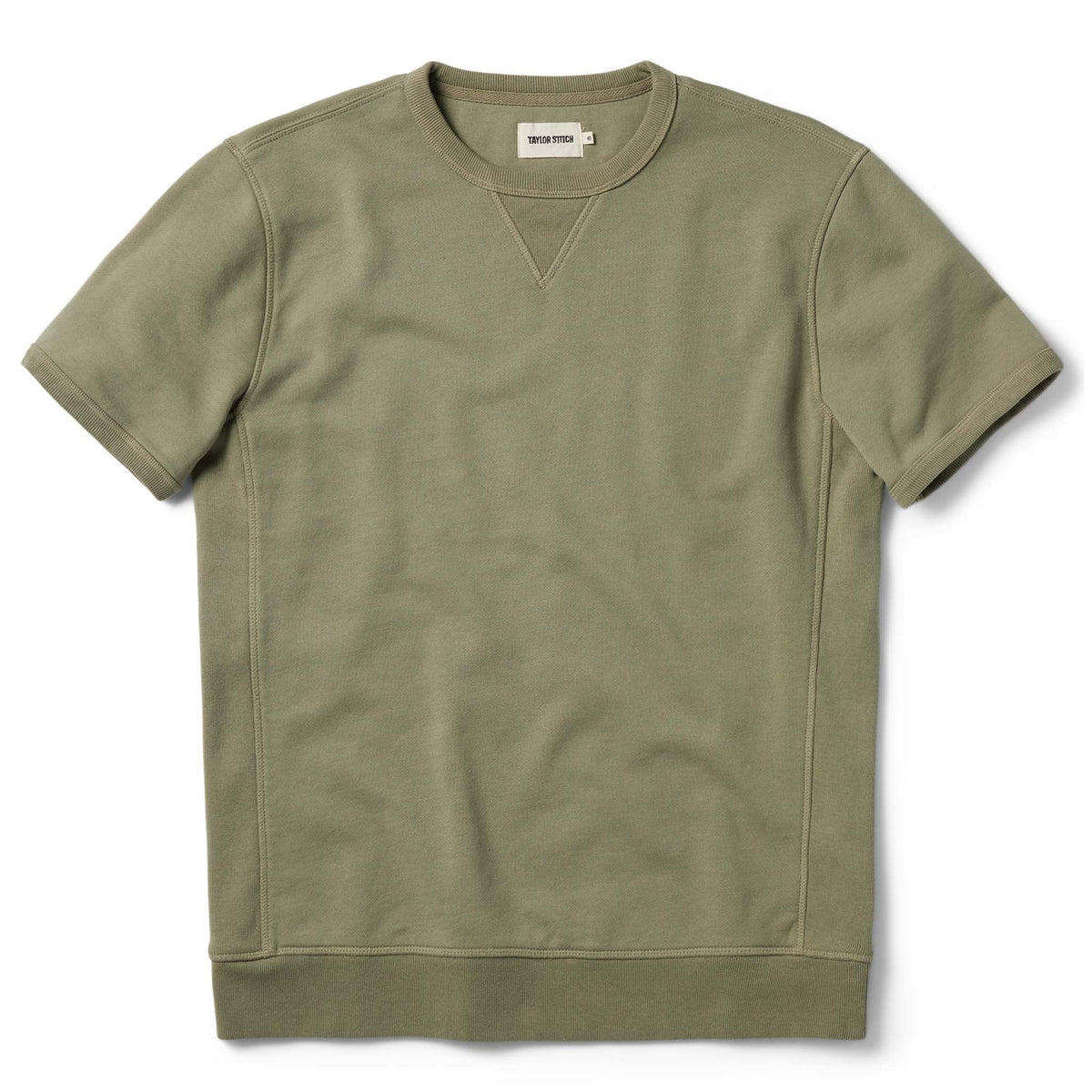 The Short Sleeve Fillmore Crew in Olive
