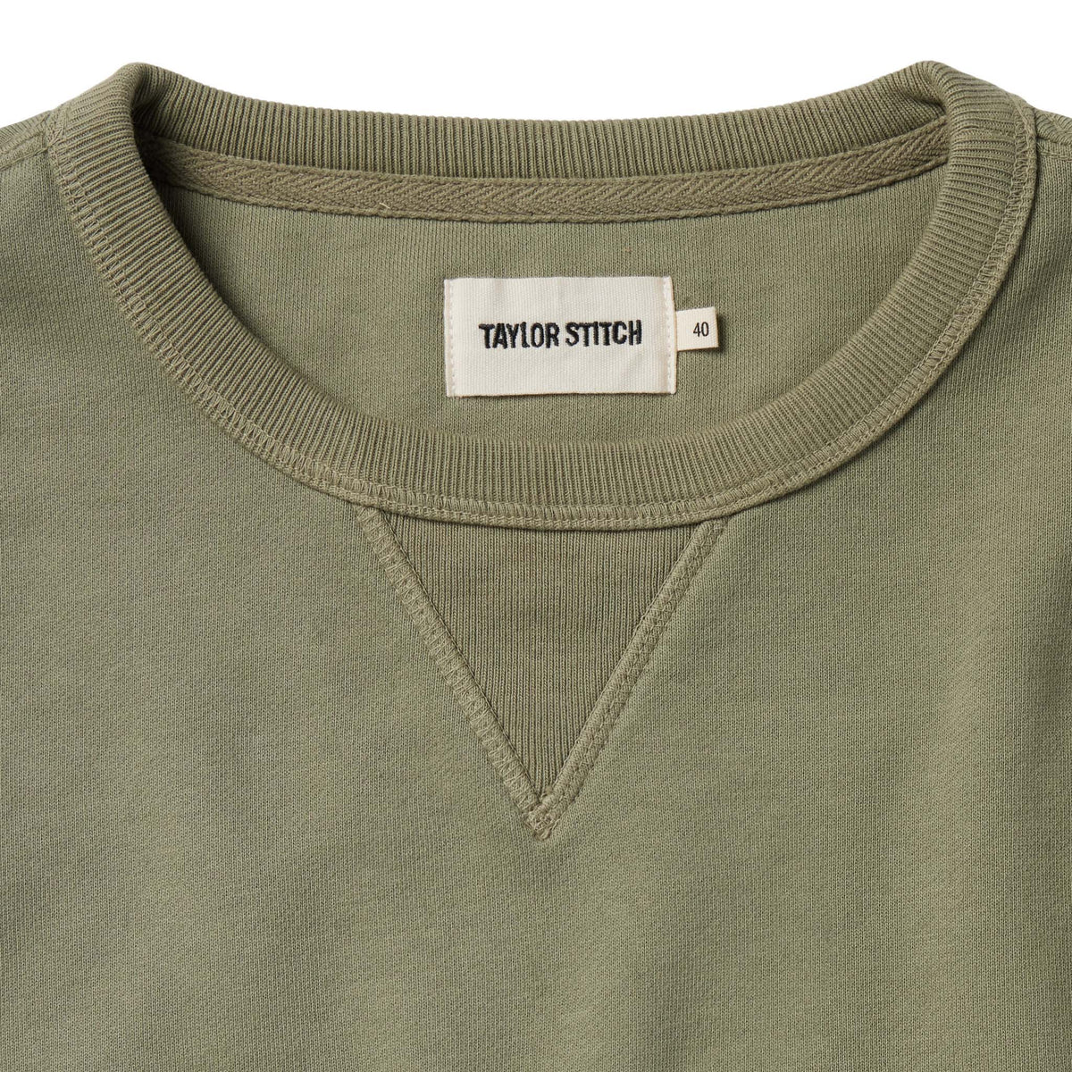 The Short Sleeve Fillmore Crew in Olive