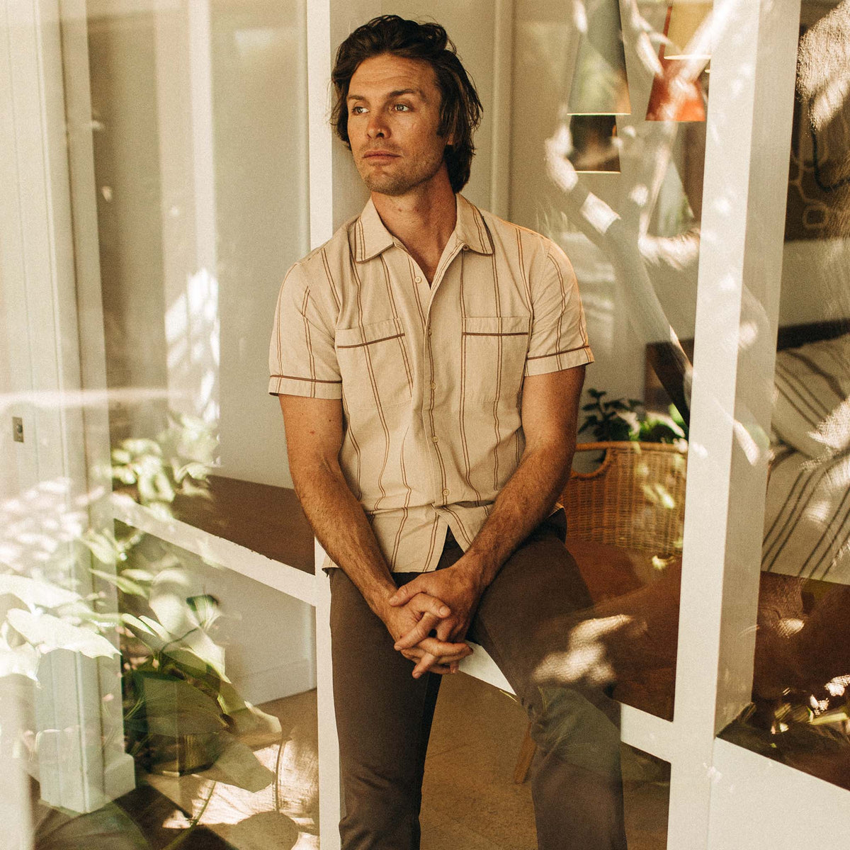 The Tulum in Latte Stripe