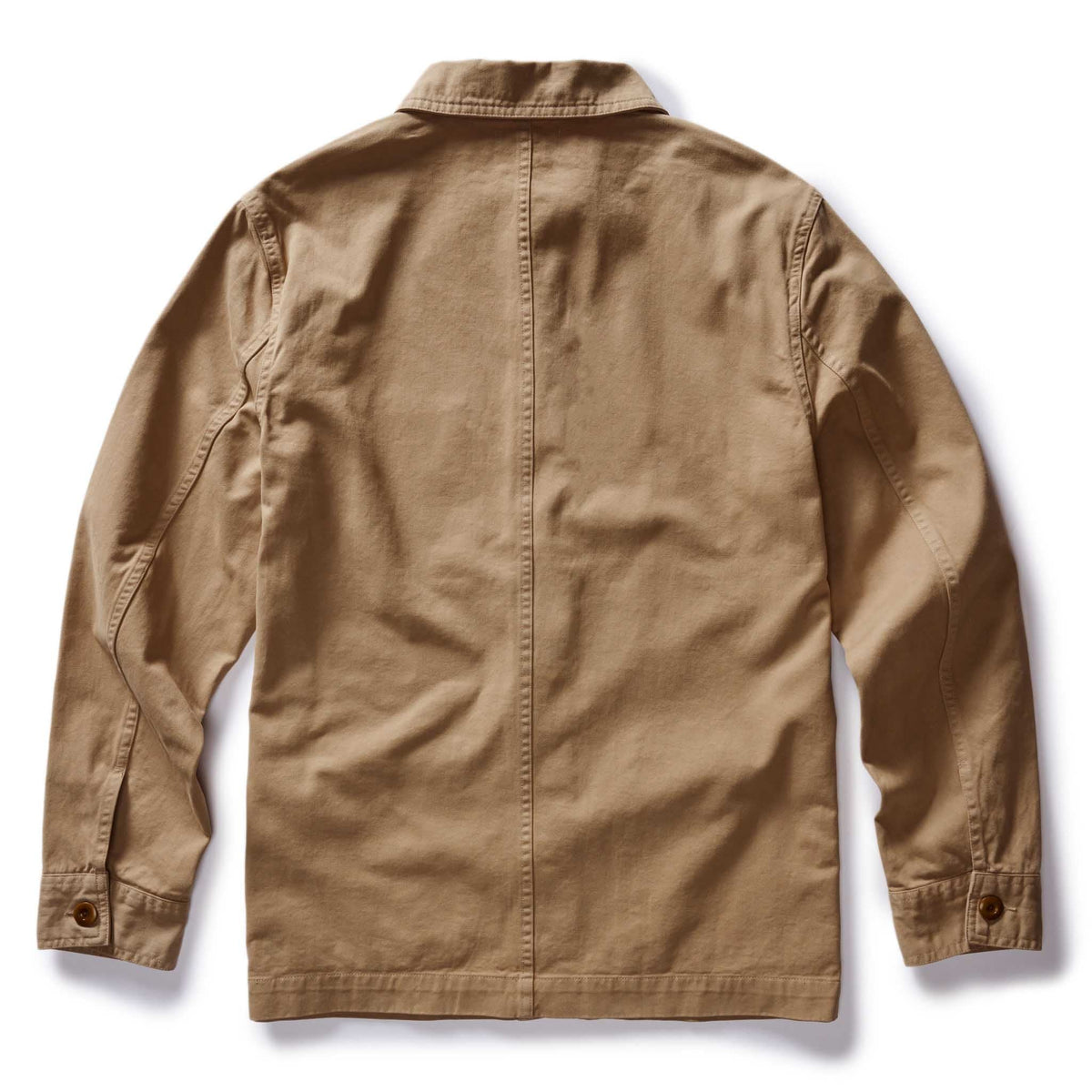 The Ojai Jacket in Organic Light Khaki Foundation Twill