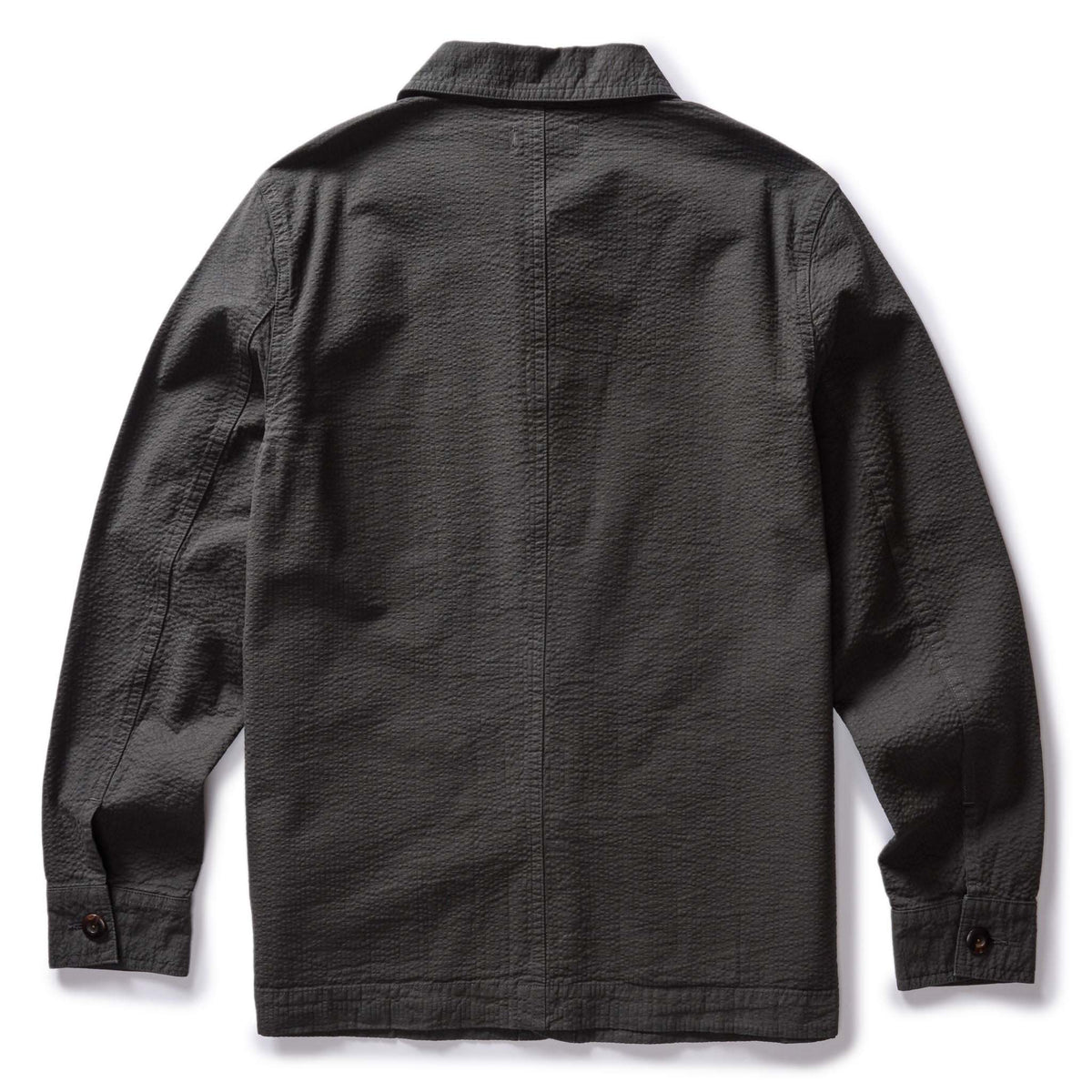 The Ojai Jacket in Faded Black Seersucker