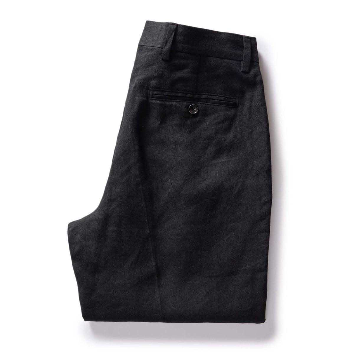 The Thomas Trouser in Coal Linen Twill