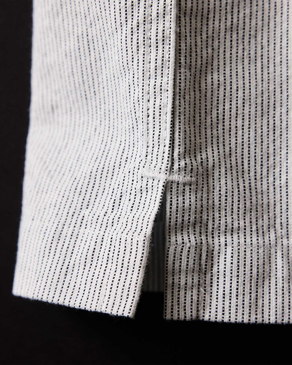 The Exhaust Shirt in Natural Stripe