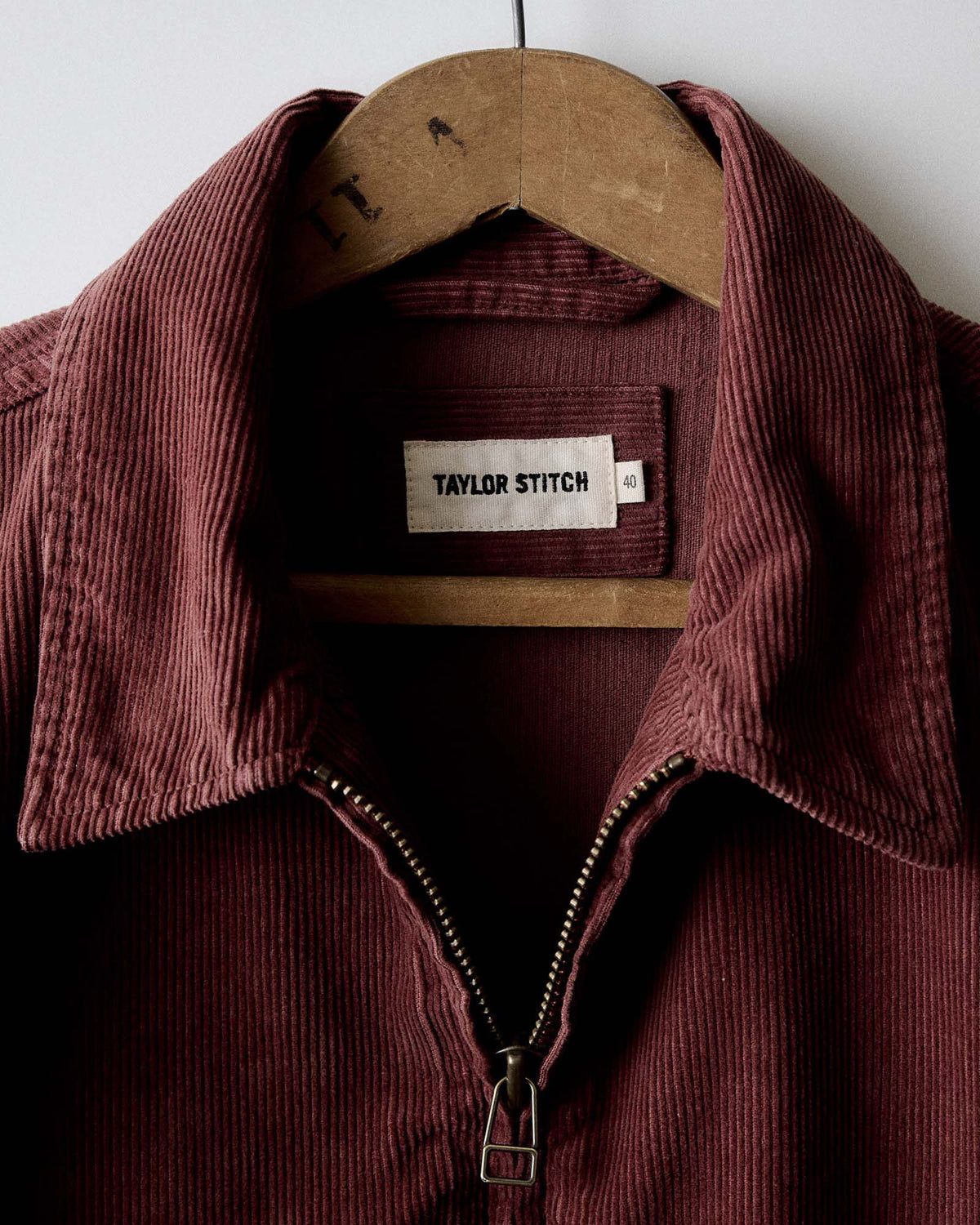 The Piston Jacket in Dried Cherry Corduroy