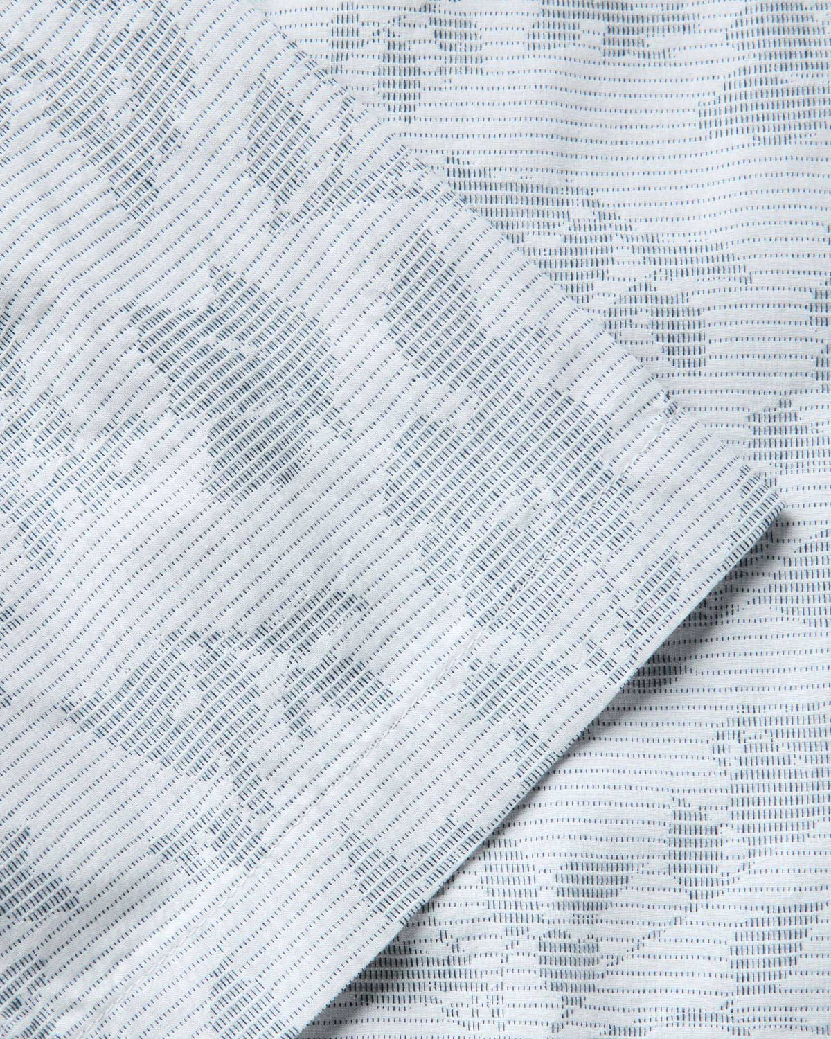 The Hawthorne Shirt in Sky Blue Floral Jacquard