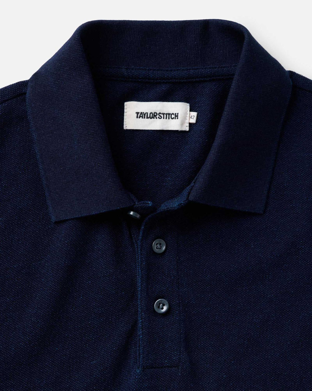 The Pacific Polo in Rinsed Indigo Pique