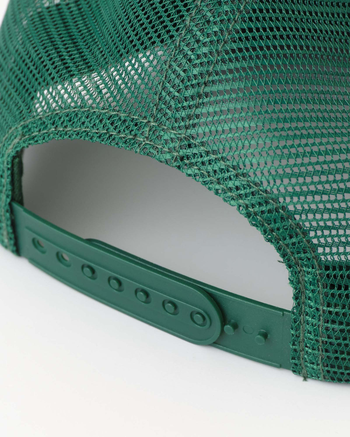 The 6-Panel Trucker Cap in Emerald Mesh