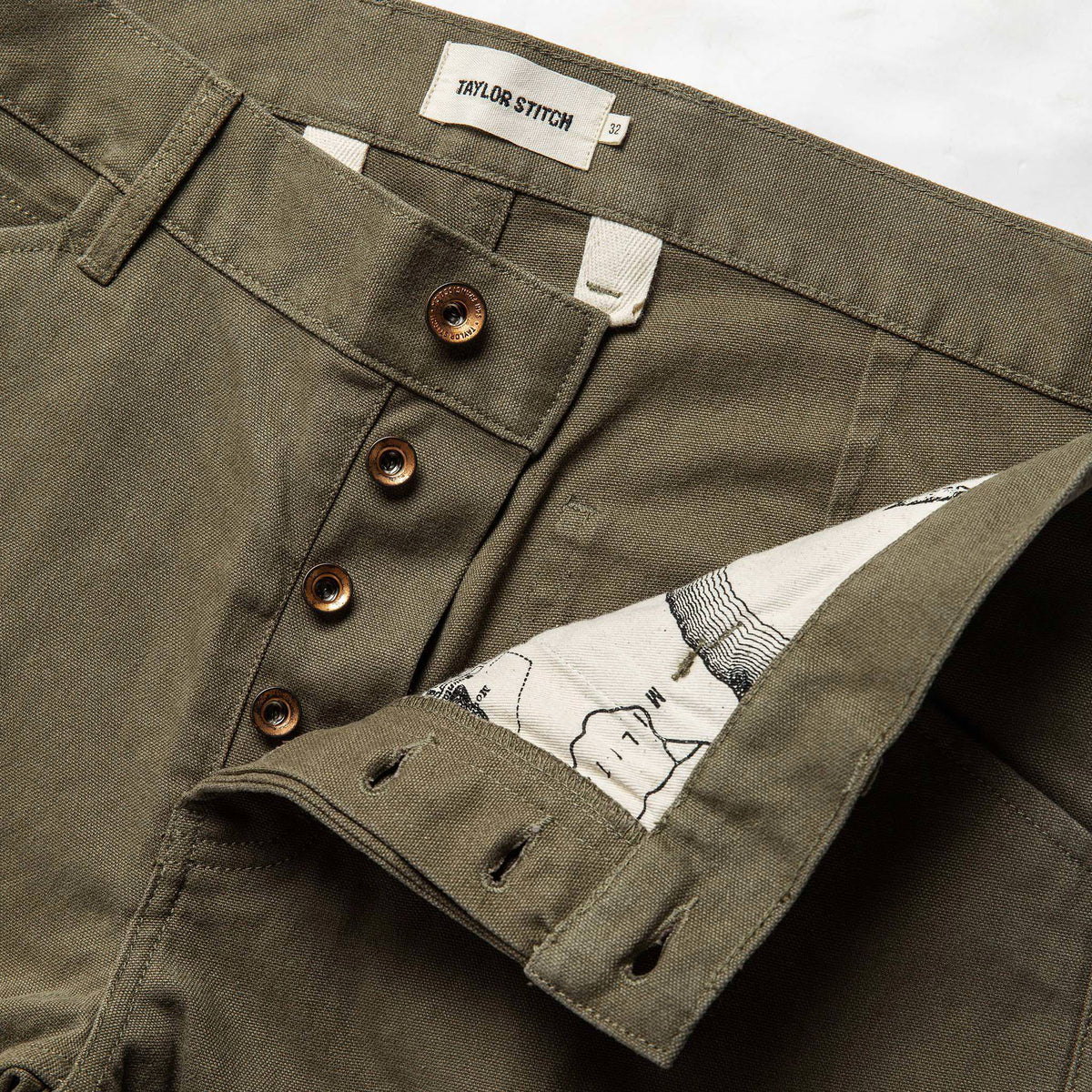 The Camp Pant in Stone Boss Duck