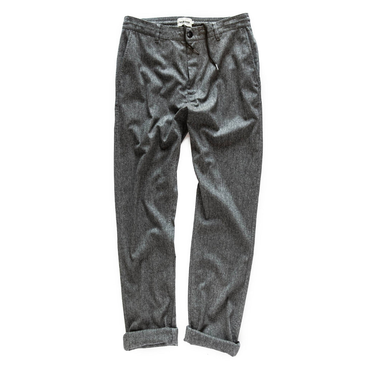 The Carmel Pant in Charcoal Birdseye Wool