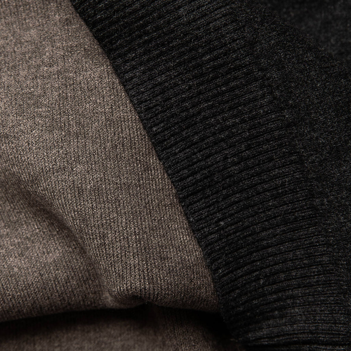 The Double Knit Sweater in Charcoal
