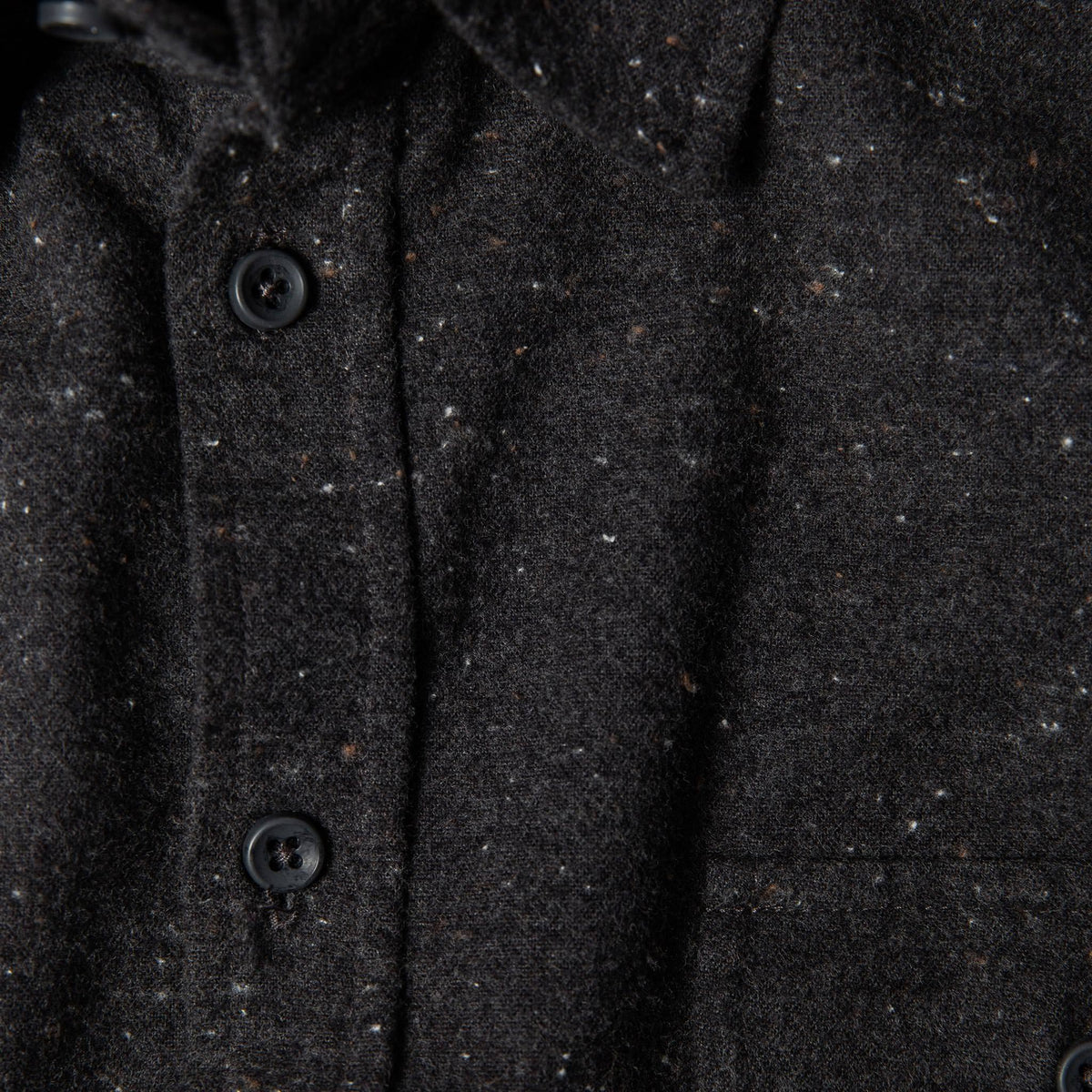 The Yosemite Shirt in Charcoal Donegal