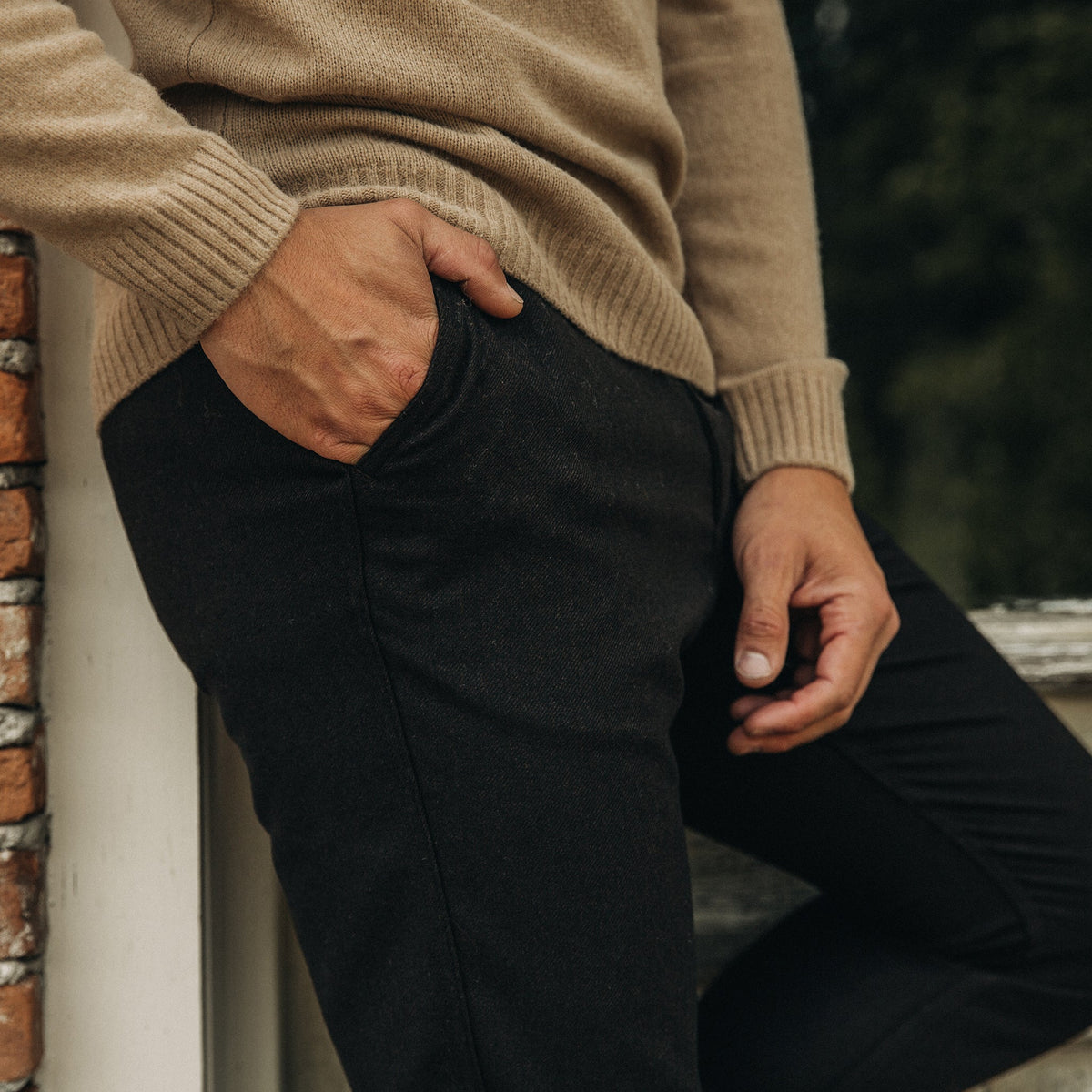 The Carmel Pant in Timber