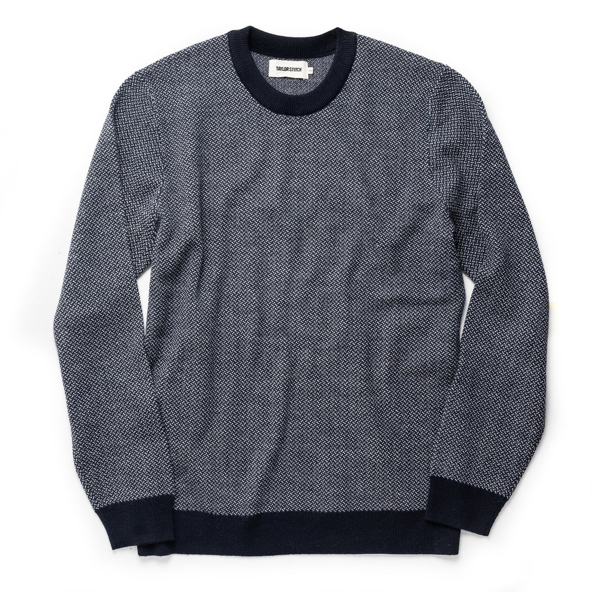 The Everett Sweater in Navy Birdseye