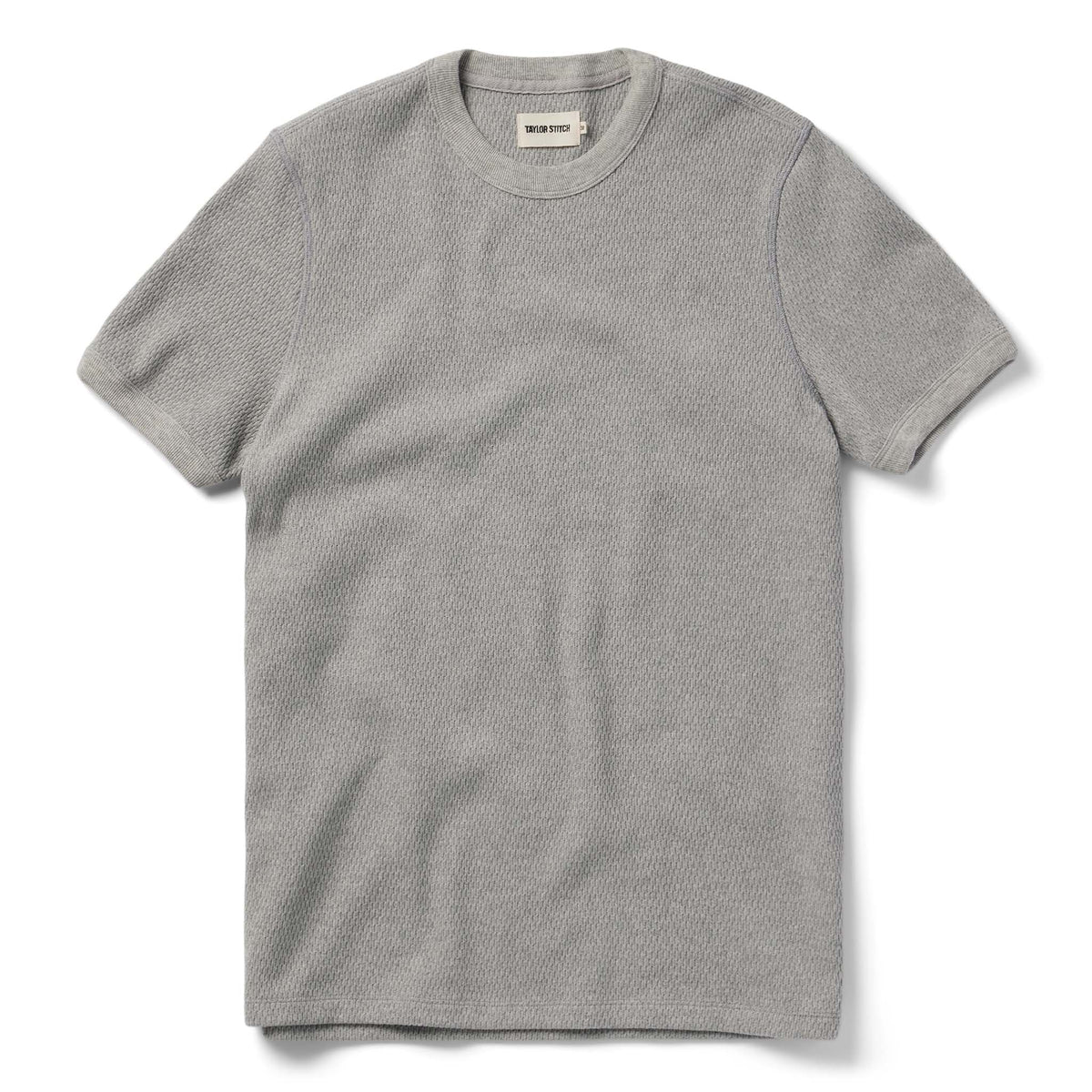 The Heavy Bag Waffle Short Sleeve in Aluminum