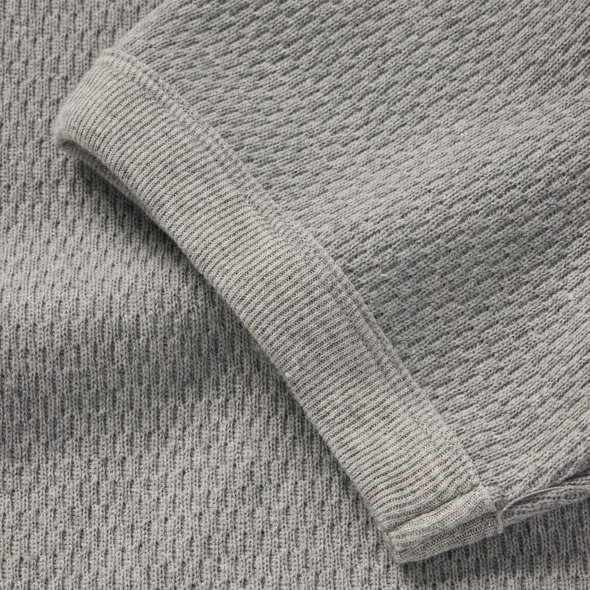 The Heavy Bag Waffle Short Sleeve in Aluminum