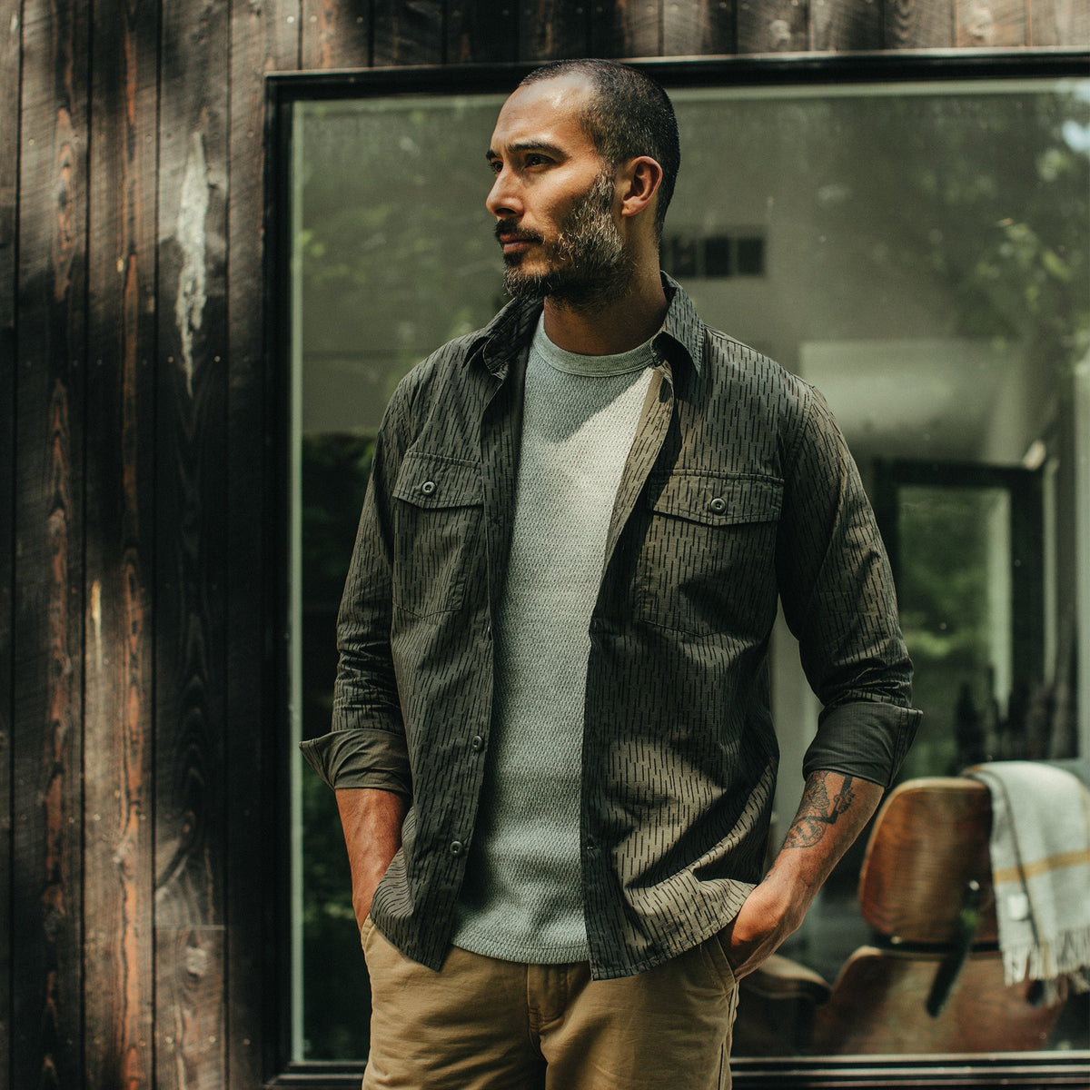 The Point Shirt in Rain Drop Camo