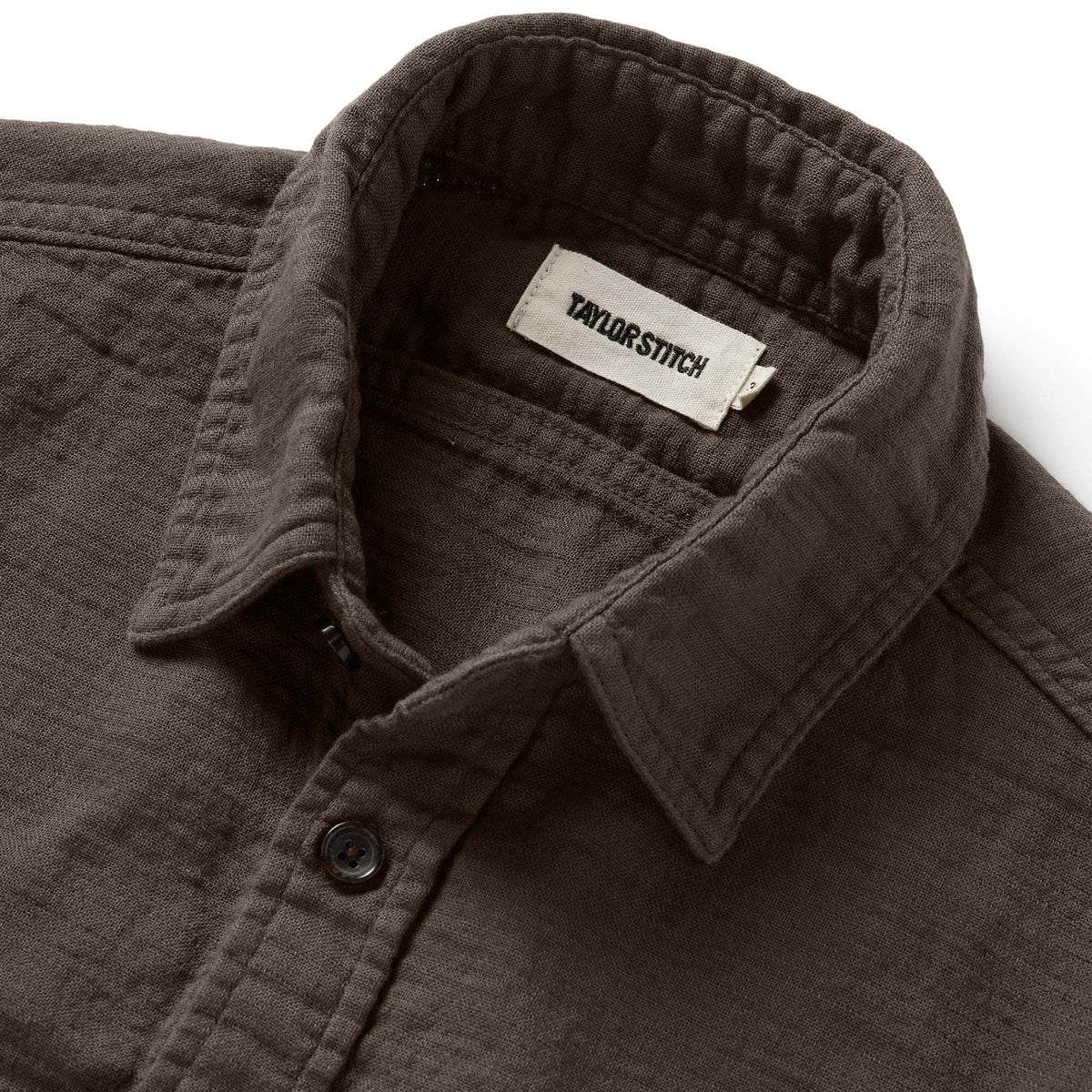 The Utility Shirt in Walnut Double Cloth