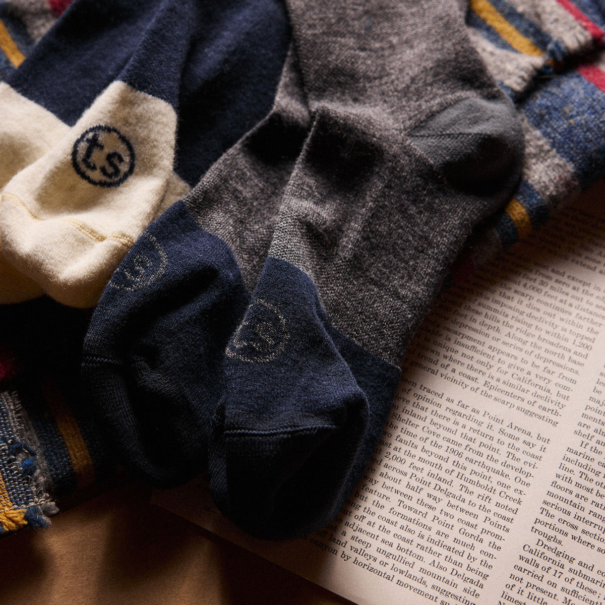 The Merino Sock in Charcoal