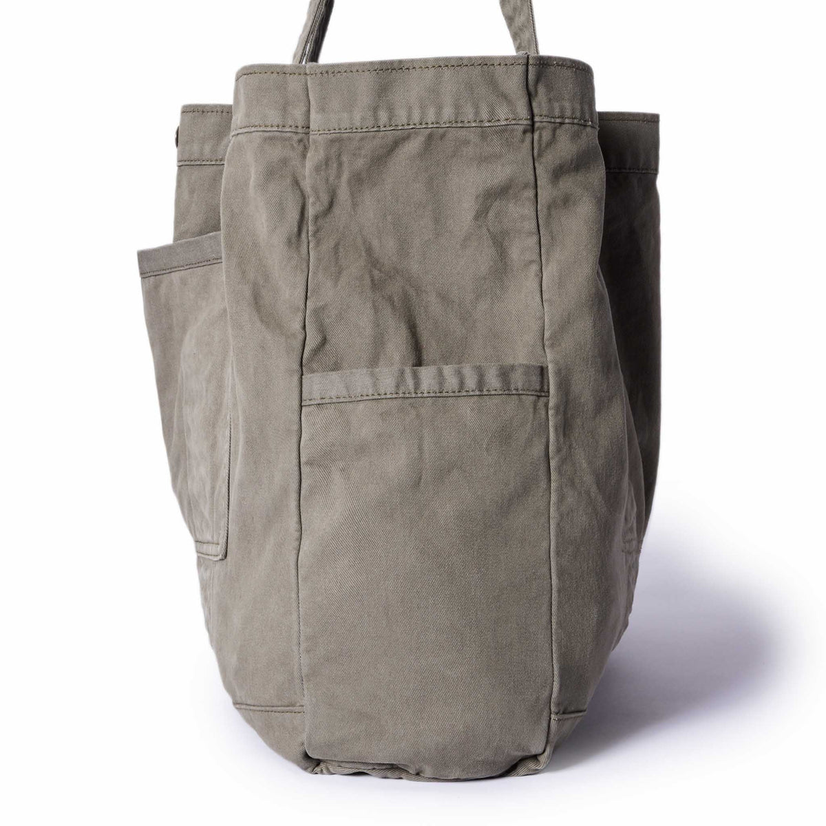 The Foundation Tote in Organic Smoked Olive