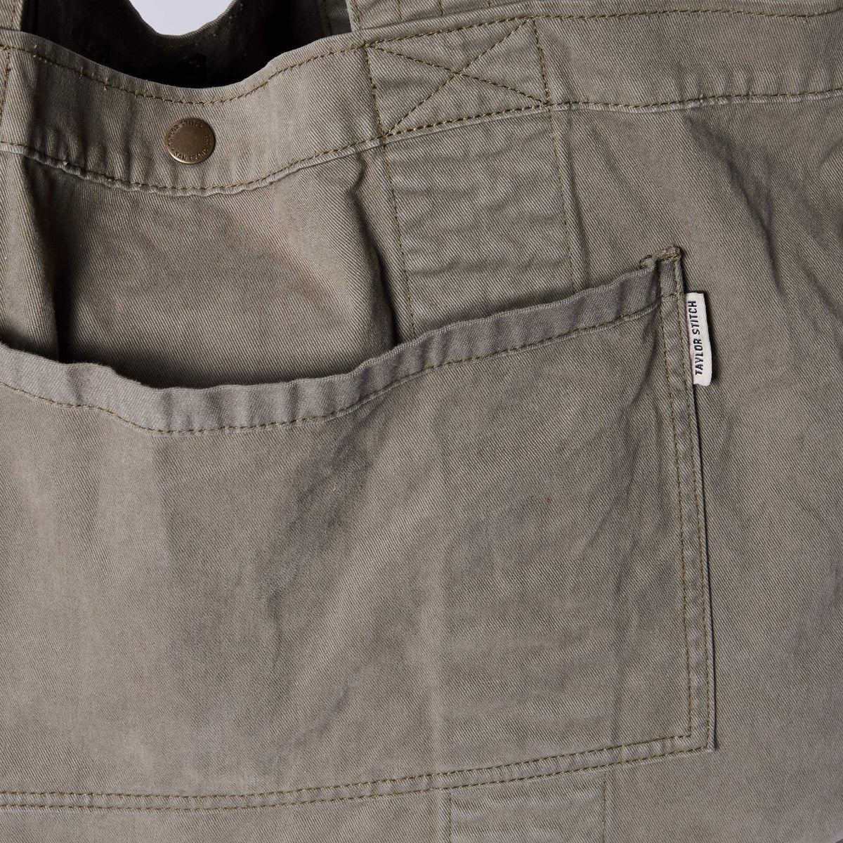 The Foundation Tote in Organic Smoked Olive