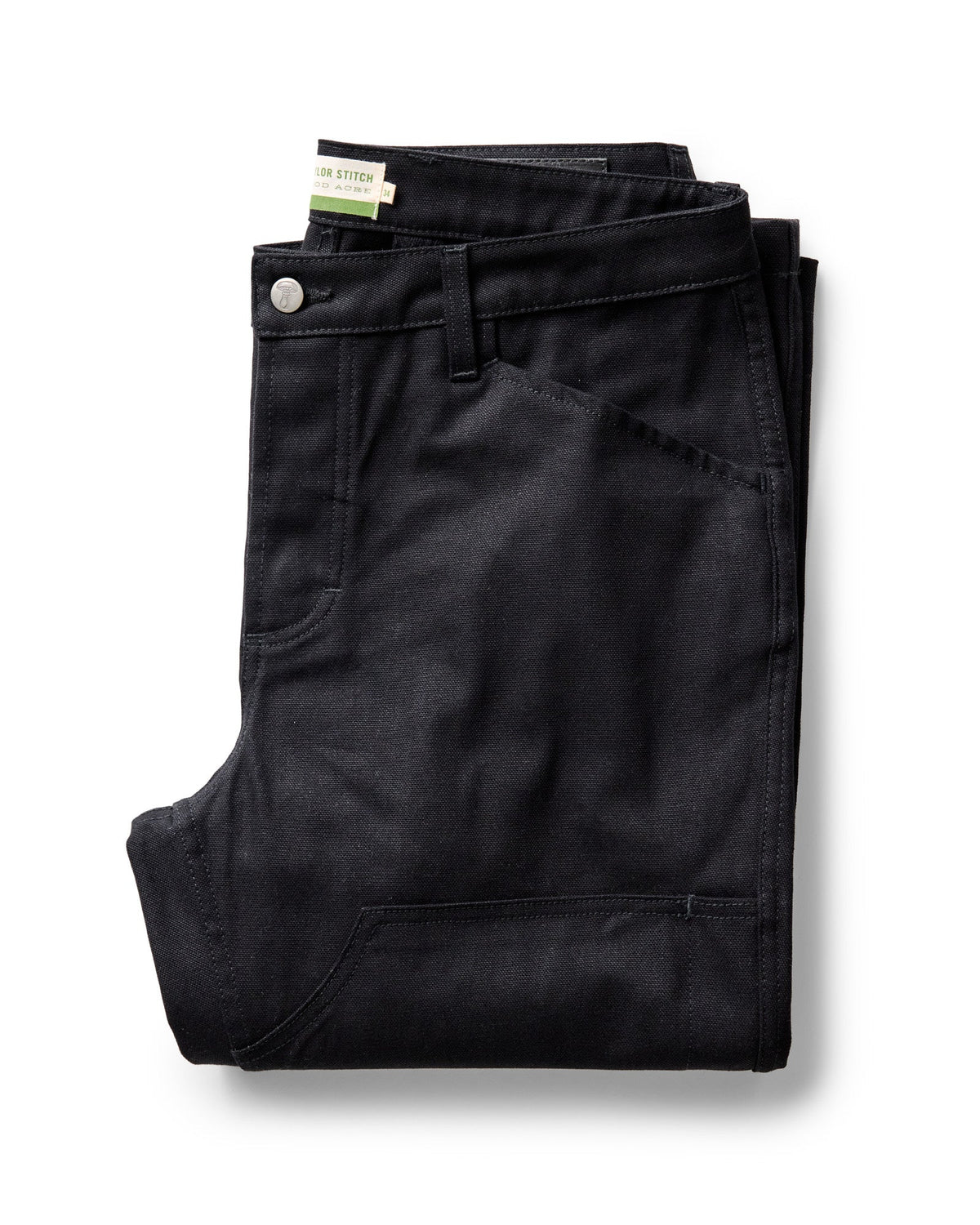 The Good Acre Chore Pant in Black Canvas