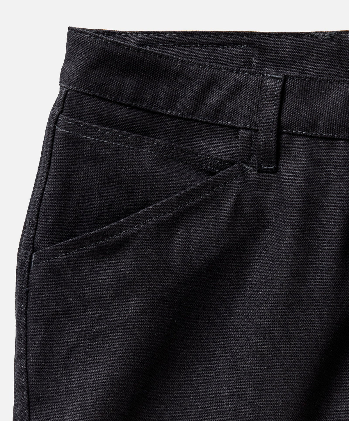 The Good Acre Chore Pant in Black Canvas
