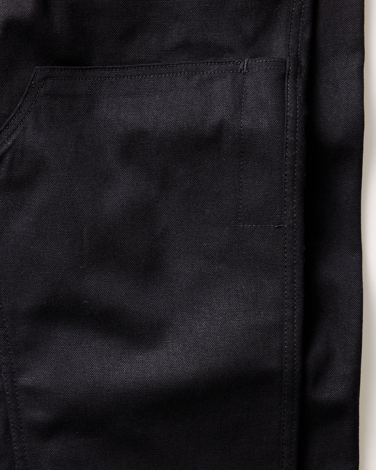 The Good Acre Chore Pant in Black Canvas