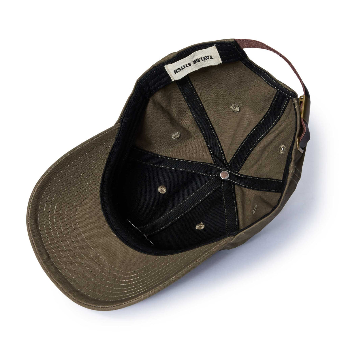 The Pathfinder Cap in Fatigue Olive Dry Wax