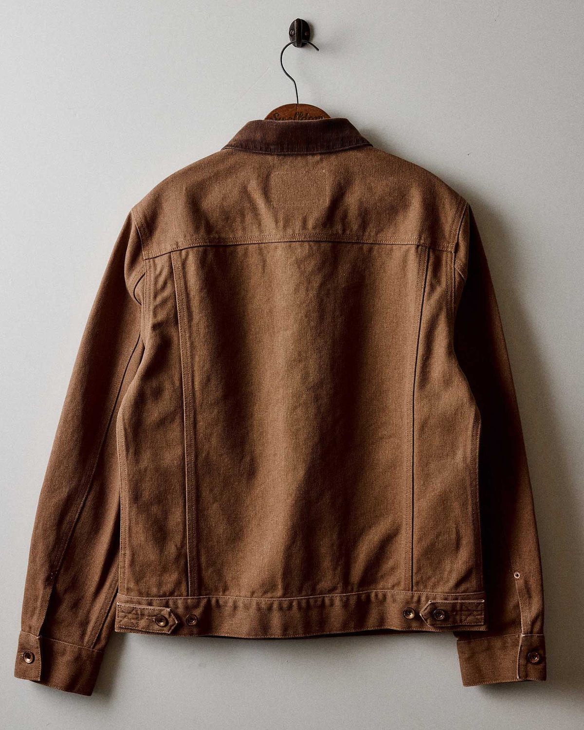 The Ryder Jacket in Tobacco Chipped Canvas