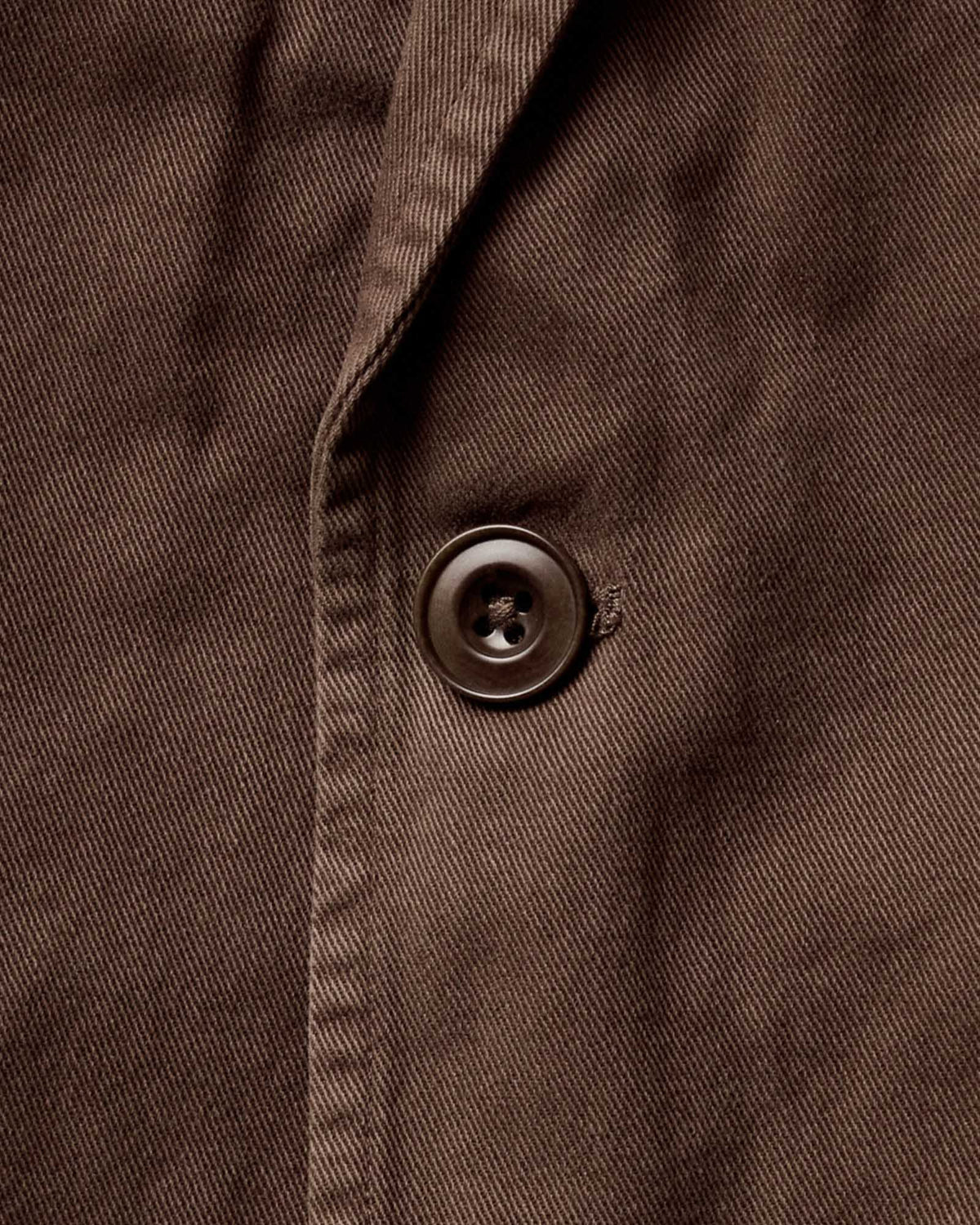 The Foundation Sportcoat in Organic Espresso Twill