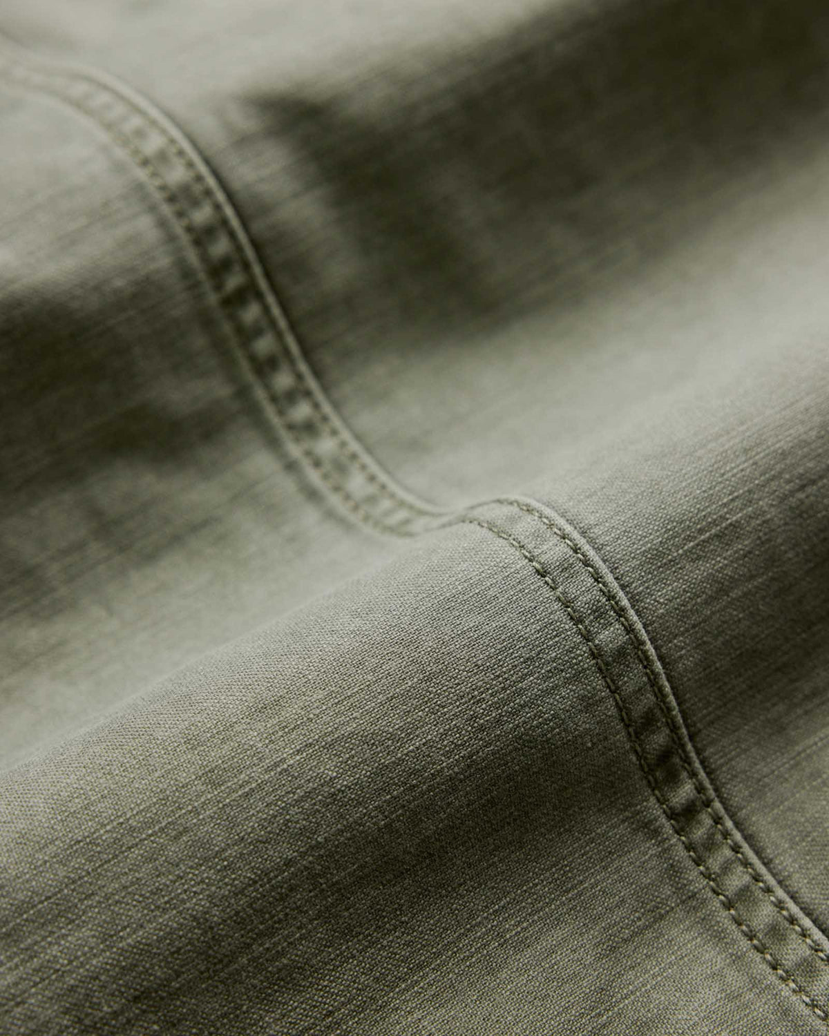 The Surplus Jacket in Field Olive Reverse Sateen