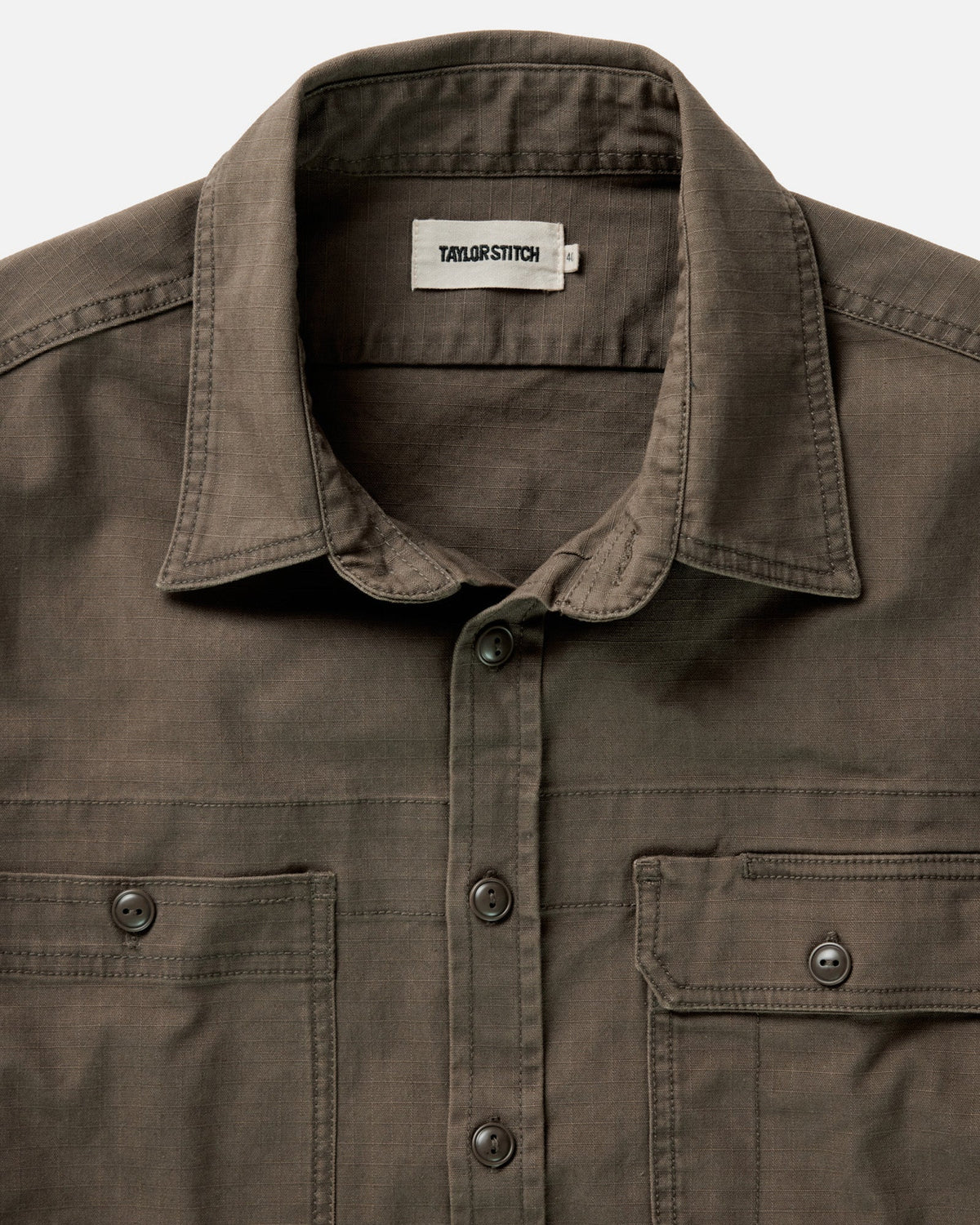 The Field Overshirt in Mushroom Ripstop
