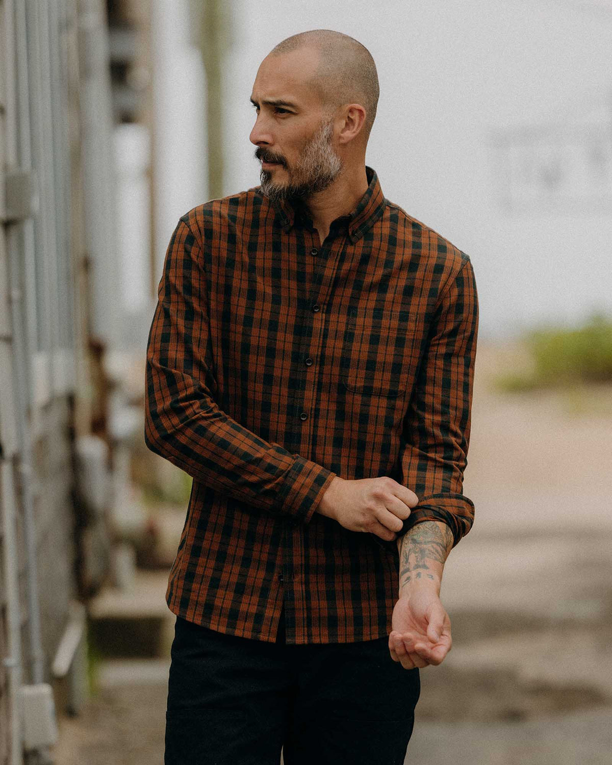 The Jack in Autumn Pine Plaid Flannel
