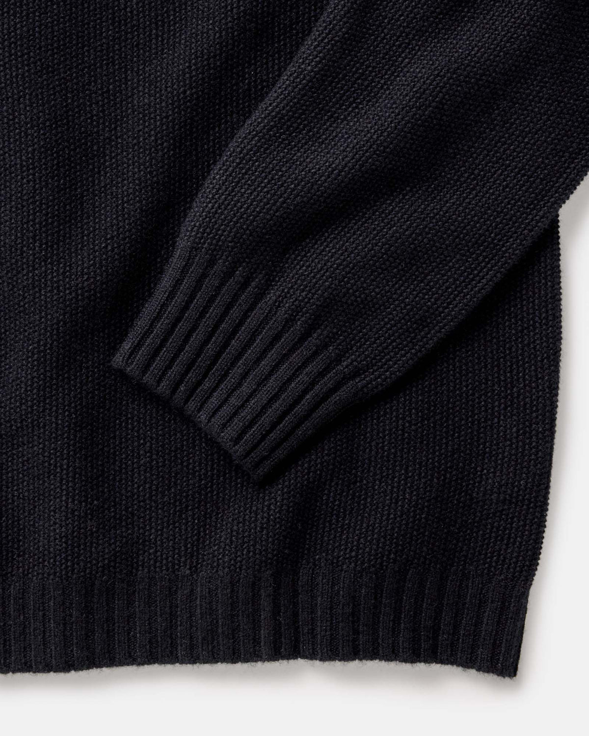 The Newton Sweater Polo in Midnight Merino