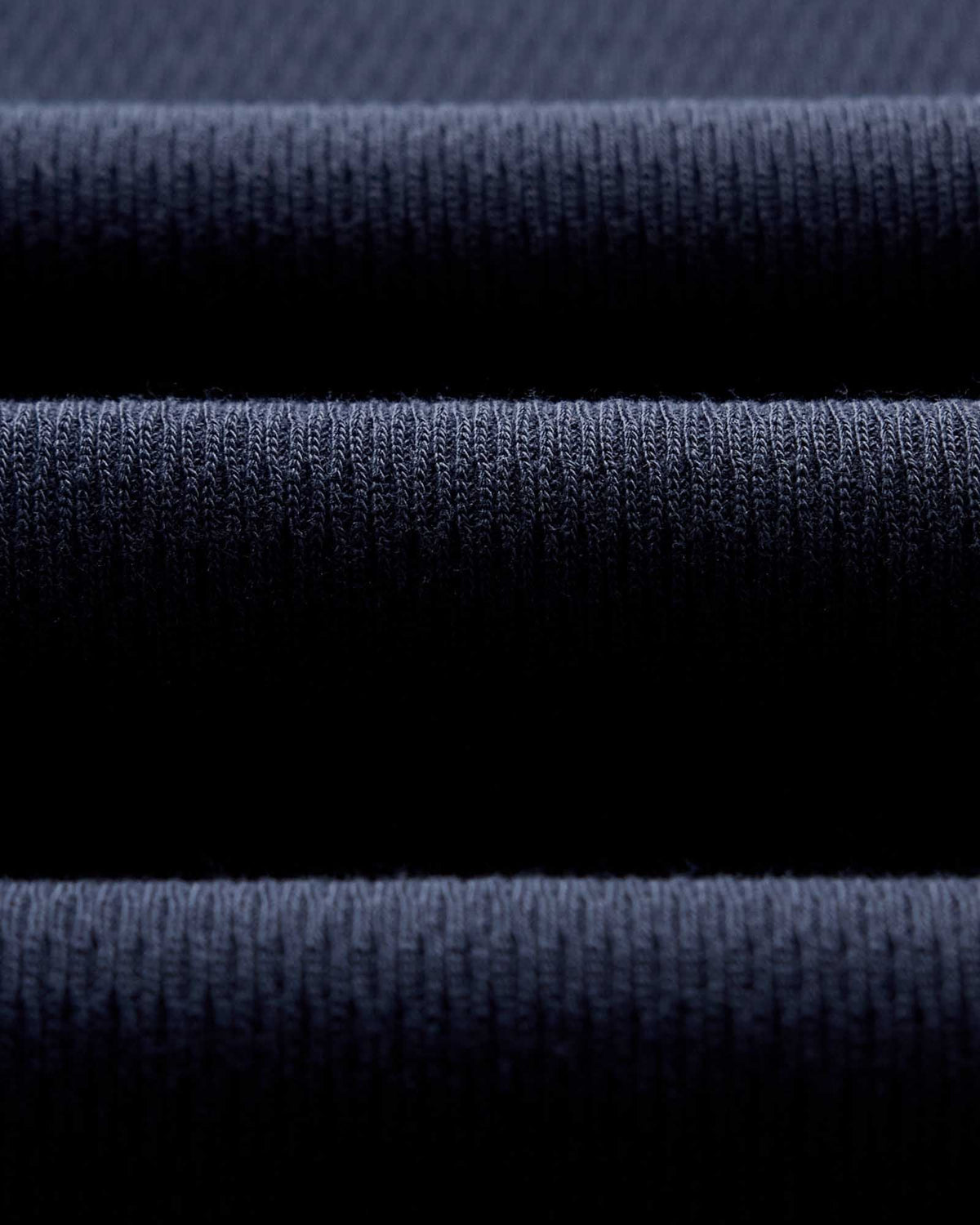 The Organic Cotton Short Sleeve Crew in Dark Navy Waffle