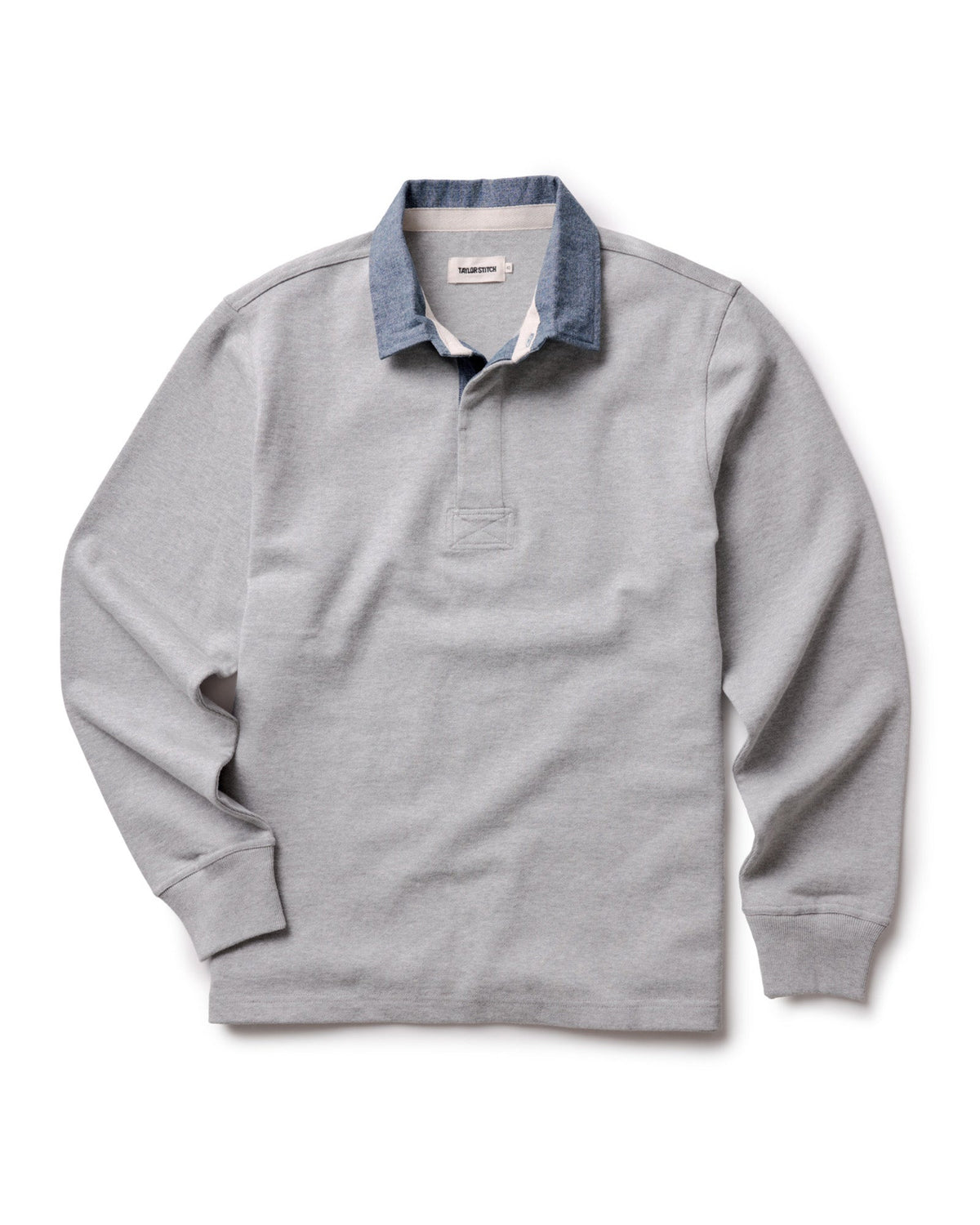 The Rugby Shirt in Heather Grey
