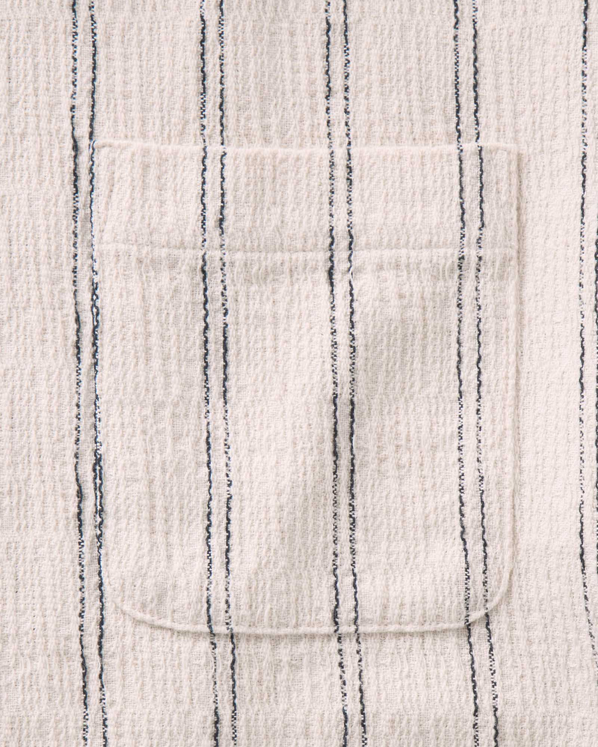 The Short Sleeve California in Tide Stripe Hacci