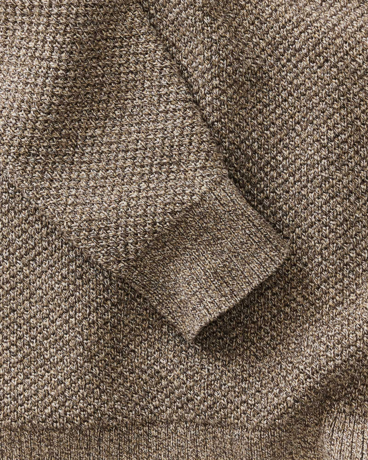 The Crawford Crew Sweater in Coffee Twist
