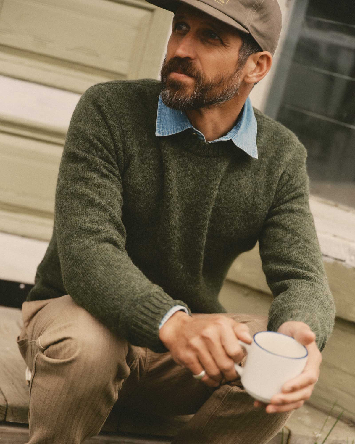The Eastmoor Sweater in Spruce Wool