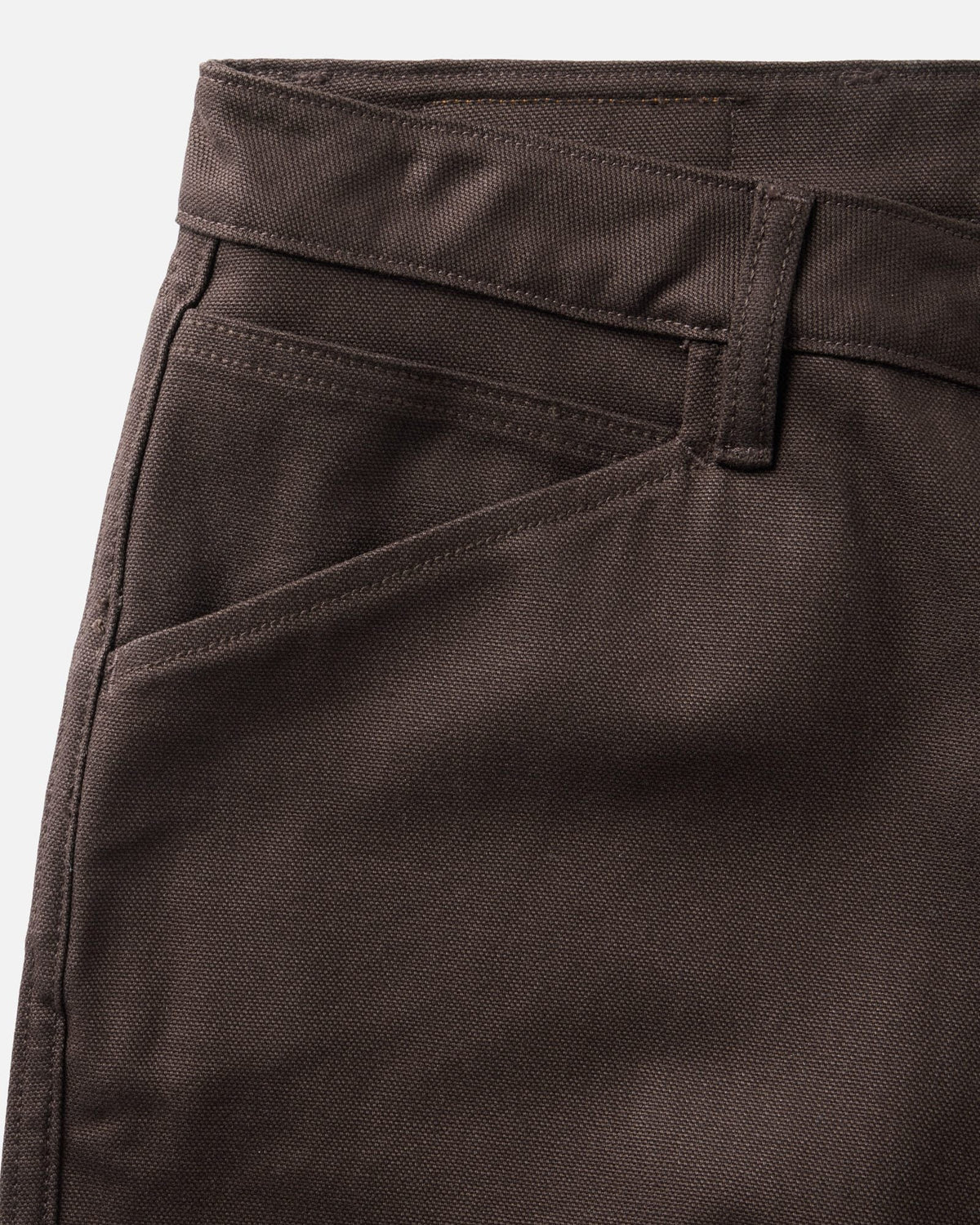 The Good Acre Chore Pant in Coffee Canvas