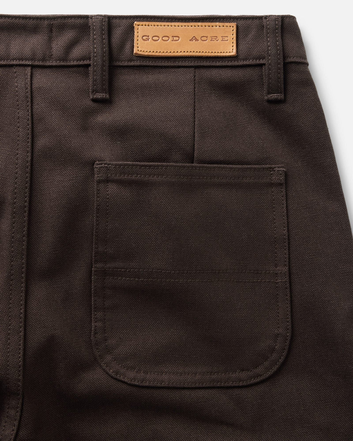 The Good Acre Chore Pant in Coffee Canvas