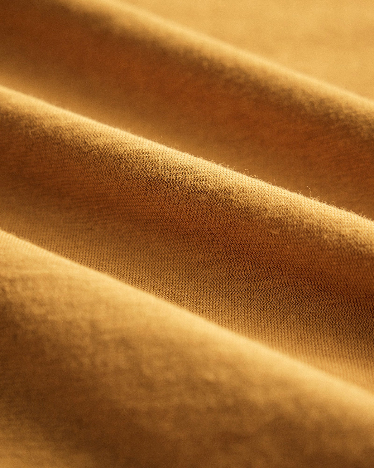 The Cotton Hemp Tee in Saffron