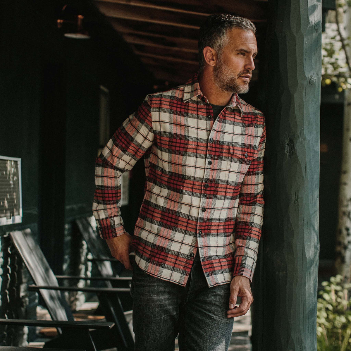The Crater Shirt in Engine Plaid