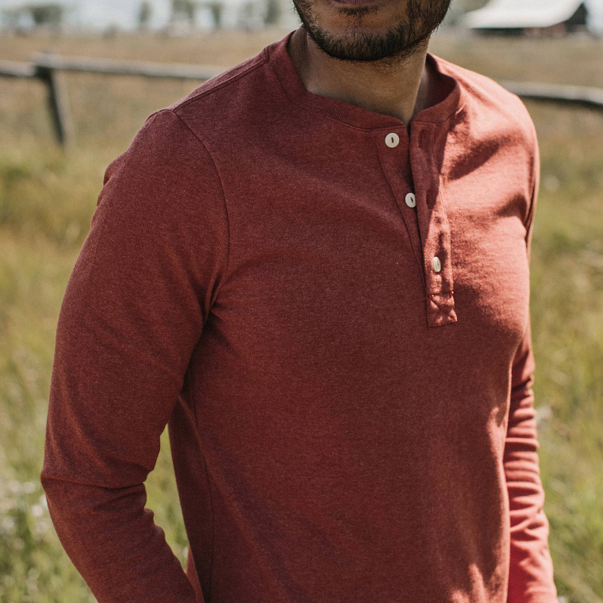 The Heavy Bag Henley in Engine